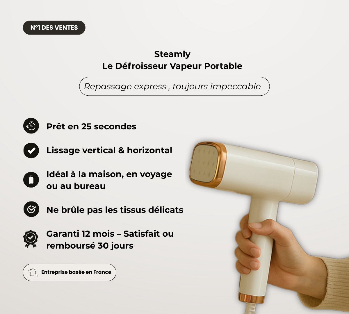 Défroisseur Vapeur Portable